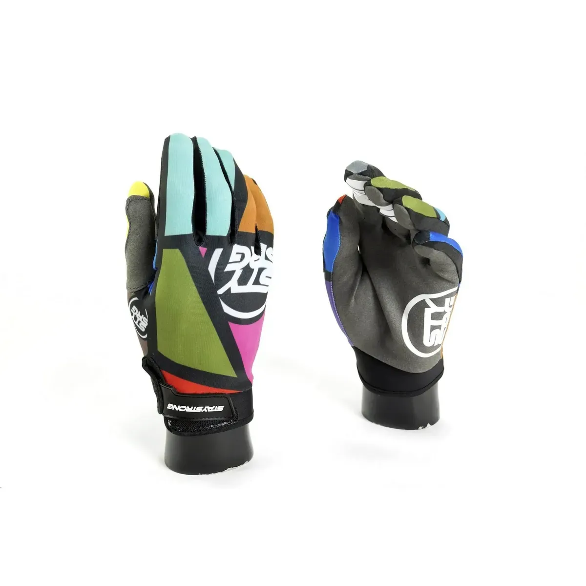 Stay Strong Mondrian Gloves Multi